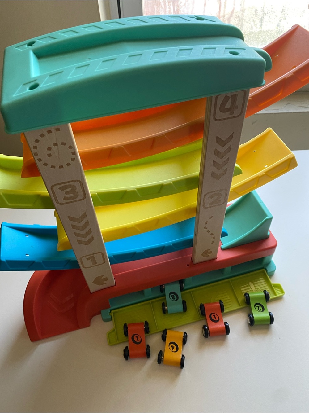 Stacking Ramp Racer Toy - Multicolor